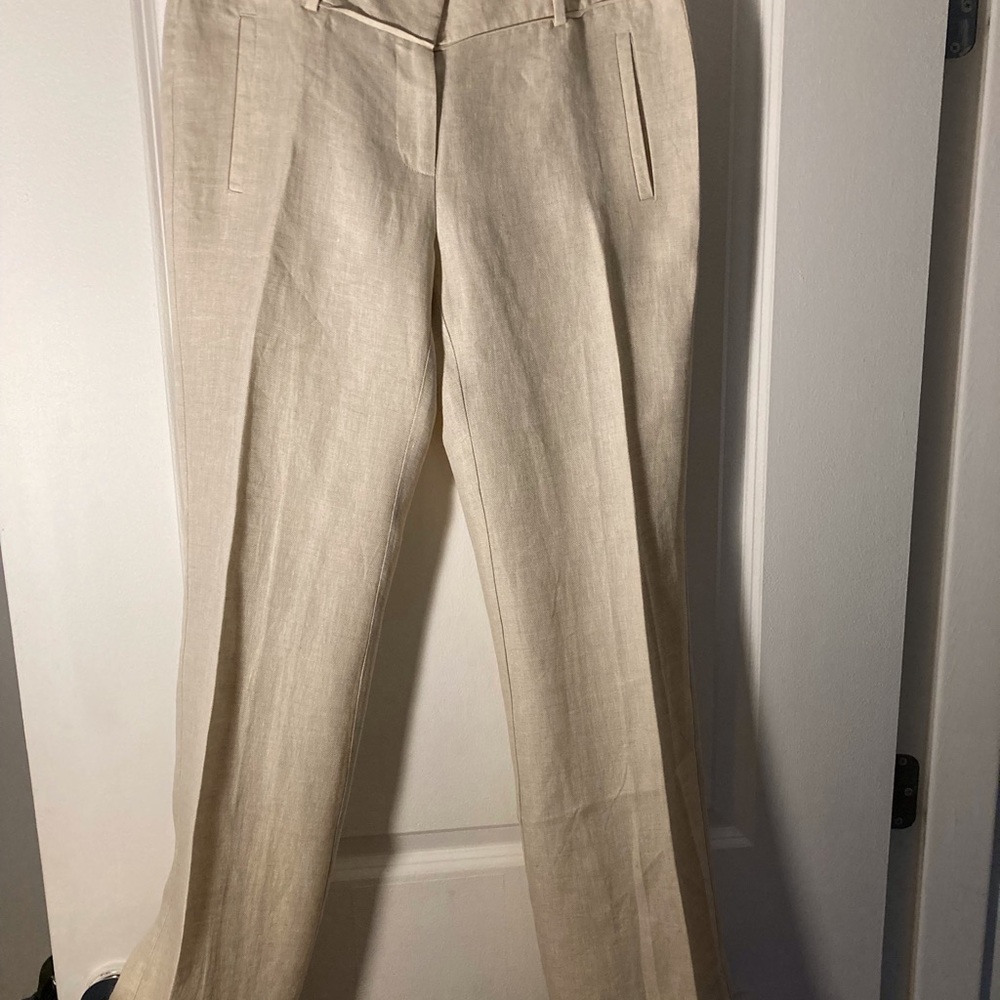 Loft Linen Marisa Trouser (Beige)
